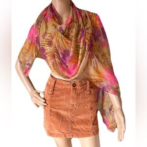 Free People corduroy skirt